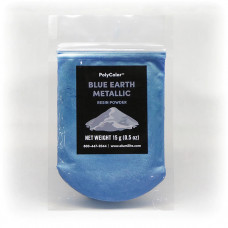 BLUE Earth Metallic Pulver 15g