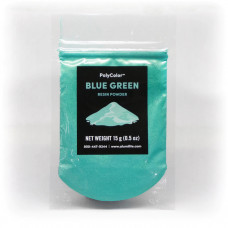 BLUE Green Metallic Pulver 15g